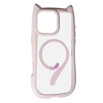 Чехол накладка Cat MagSafe iPhone 16 Розовый песок