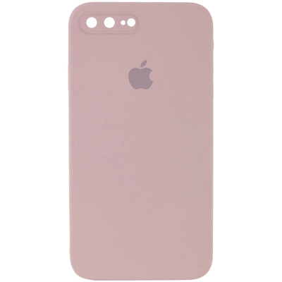 Чехол накладка HC iPhone 7+ Розовая (Pink Sand) Square Full