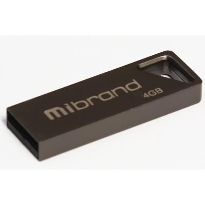 Флеш пам\'ять USB 4Gb Mibrand Stingray USB 2.0 Сіра