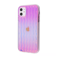 Чехол накладка WAVE Gradient Sun iPhone 11 Синяя/Фиолетовая