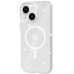 Чехол накладка Sparkle MagSafe iPhone 13/ iPhone 14  Прозрачная