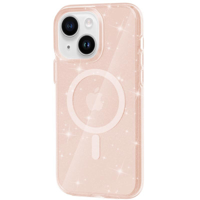 Чохол накладка Sparkle MagSafe iPhone 13/ iPhone 14 Золота