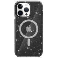 Чехол накладка Sparkle MagSafe iPhone 15 Pro Max Черная