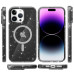Чехол накладка Sparkle MagSafe iPhone 15 Pro Max Черная