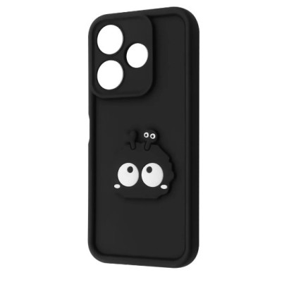 Чехол накладка Pretty Things Xiaomi Redmi 13 Чорна/ Глаза