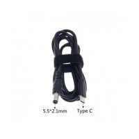 Кабель для роутеру Type-C to DC 5.5*2.1 12V Black