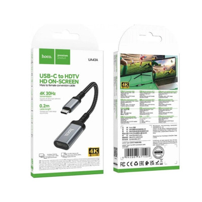 Перехідник Hoco UA43A USB-C to HDMI