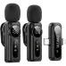 Бездротовий петличний мікрофон WIWU Wi-WM001 Lightning Black, Чорний Бездротовий петличний мікрофон WIWU Wi-WM001 Lightning Black, Чорний