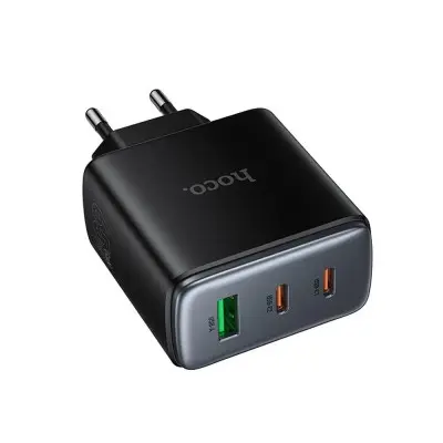 Сетевое зарядное устройство Hoco CS63A PD65W 1USB-C+1USB-A Черный