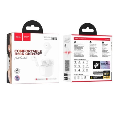 Беспроводные наушники Hoco EQ33 TWS Белые