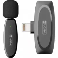 Бездротовий петличний мікрофон Veron Lightning M18-L Black, Чорний
