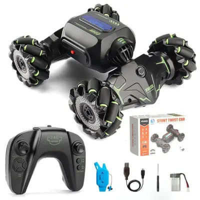 Машинка трюкова на радіокеруванні Stunt Twist Car JC02 Green, Зелена