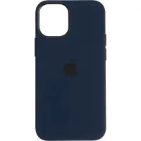 Чехол накладка HC Magsafe iPhone 12 Mini Синя (Dark Blue)