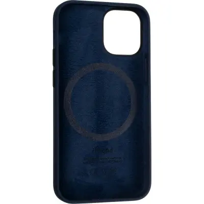 Чехол накладка HC Magsafe iPhone 12 Mini Синя (Dark Blue)
