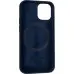 Чехол накладка HC Magsafe iPhone 12 Mini Синя (Dark Blue)