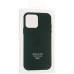 Чехол накладка HC Magsafe iPhone 12 Mini Зеленая (Dark Green)