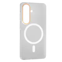 Чохол Накладка PC Slim MagSafe Samsung S26 S942 Біла