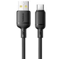 Кабель Baseus Silky Type-C 100W 1м Черный