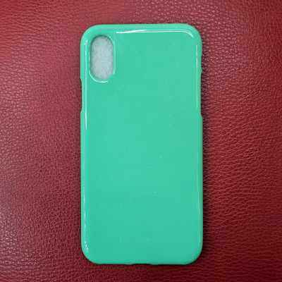 Чехол накладка Glossy Shine iPhone X /Xs Мятна