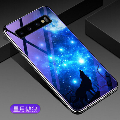 Накладка Glass Fantasy Samsung S10 (G973) Лунная Ночь
