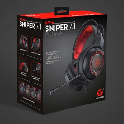 HF Наушники PC Fantech HG16 Черные HF Наушники PC Fantech HG16 Черные