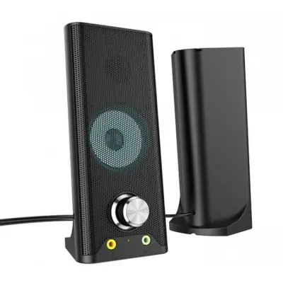 Колонка компьютерная 2.0 Hoco DS32 Black, Чорная