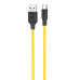 Кабель дата Hoco X21 USB Type A - Type-C 1м Чёрно-желтый