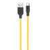 Кабель дата Hoco X21 USB Type A - Type-C 1м Чёрно-желтый