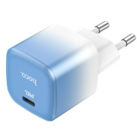 Мережевий зарядний пристрій Hoco C101A PD20W Блакитний Мережевий зарядний пристрій Hoco C101A PD20W Блакитний