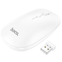 Бездротова миша BT Hoco GM15 White, Біла Бездротова миша BT Hoco GM15 White, Біла