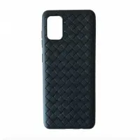 Чехол накладка Weaving Samsung G980 (S20) Черная