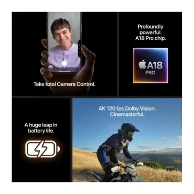 Смартфон Apple iPhone 16 Pro 128Gb Desert Titanium, Золото (Б/В) (Ідеальний стан)