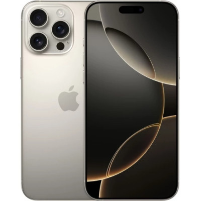 Смартфон Apple iPhone 16 Pro Max 256Gb Natural Titanium, Срібло (Б/В) (Ідеальний стан)