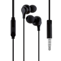 Проводные вакуумные наушники-гарнитура Borofone BM59 Collar Black, черный Проводные вакуумные наушники-гарнитура Borofone BM59 Collar Black, черный