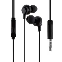 Провідні вакуумні навушники-гарнітура Borofone BM59 Collar Black, чорний Провідні вакуумні навушники-гарнітура Borofone BM59 Collar Black, чорний