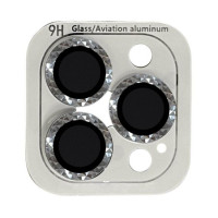 Защитное стекло на камеру Metal Shine iPhone 14 Pro/14 Pro Max Серебряное Защитное стекло на камеру Metal Shine iPhone 14 Pro/14 Pro Max Серебряное