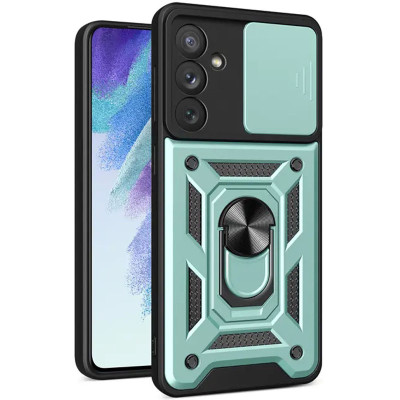 Чехол накладка Serge Ring Camshield Samsung A245 (A24) Зеленая