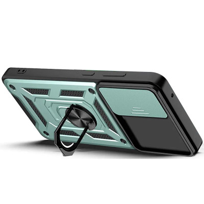 Чехол накладка Serge Ring Camshield Samsung A245 (A24) Зеленая