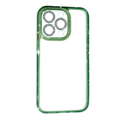 Чехол накладка Briliant iPhone 15 Pro Зеленая