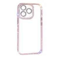 Чехол накладка Briliant iPhone 15 Pro Розовая