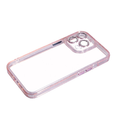 Чехол накладка Briliant iPhone 15 Pro Розовая