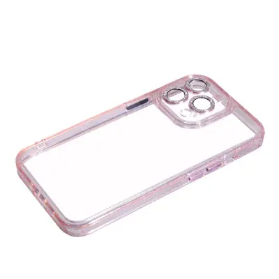 Чехол накладка Briliant iPhone 15 Pro Розовая