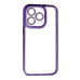 Чехол накладка Briliant iPhone 15 Pro Фиолетовая