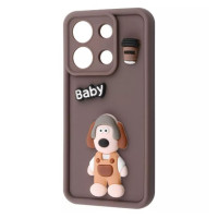 Чохол накладка Pretty Things Xiaomi Redmi Note 12 4G Коричнева/ Малюк Чохол накладка Pretty Things Xiaomi Redmi Note 12 4G Коричнева/ Малюк