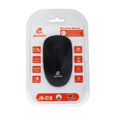 Беспроводная мышь BT Jeqang JW-218 Black, Чёрный