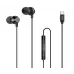 Проводные вакуумные наушники-гарнитура Type-C Metal Wired Earphone RM-560 Black, черный
