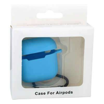 Чехол для наушников AirPods 4 Mini Голубой