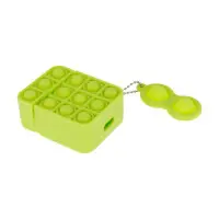 Чохол для навушників AirPods 1/2 Pop It №7 Салатовий