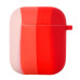 Чохол для AirPods 1/2 Colorfull Рожевий/Червоний