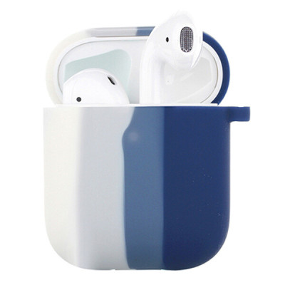 Чохол для AirPods 1/2 Colorfull Білий/Синій